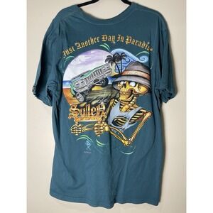 Sullen Men's Art Collective Tattoo Artsy Paraiso T-Shirt Size XL Streetwear